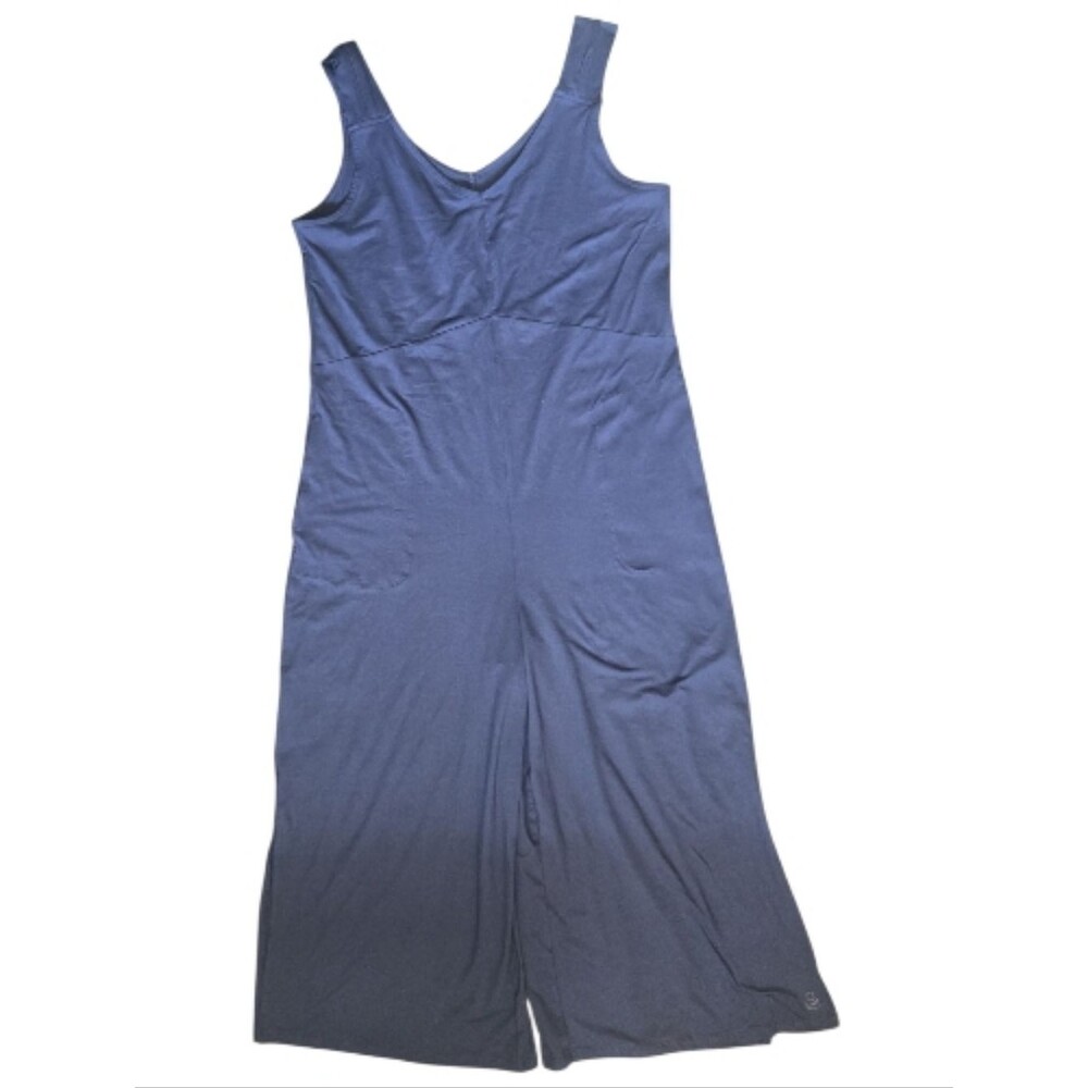 Cuddl Duds Oxford Navy Jumpsuit